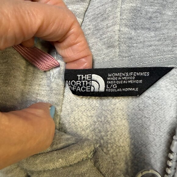 The North Face Women’s Half Dome Full Zip Hoodie Large Gray EUC - Picture 6 of 10